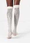 Носки Swedish Stockings ROSA KNEE-HIGHS, Ivory/White - фото 2