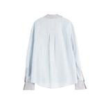 ELLE Рубашка Women's Blue Lapel Thin - фото 2