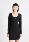 Платье-джемпер BADGE BODYCON DRESS Tommy Jeans, черный - фото