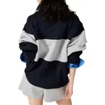 Two Toned Long Sleeved Polo Shirt MIU MIU, синий - фото 5