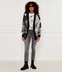 Кардиган женский Desigual с принтом на пуговицах, бело-черный - фото 2