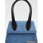 Фирменная джинсовая сумочка Ле Чикито мойен Jacquemus, синий - фото 3