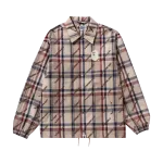 Куртка BAPE Logo Check Pattern Coach 'Beige', кремовый - фото