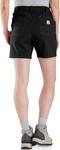 Шорты Carhartt Rugged Flex Relaxed Fit Canvas Work Ladies Shorts, черный - фото 3