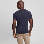 Футболка Guess Mens Eco Basic Velvet Logo, Smart Blue - фото 2