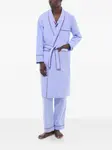 Хлопковый халат FURSAC, синий - фото 2