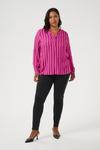 Блузка KAFFE CURVE Sida, цвет Pitaya - фото 3
