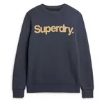Толстовка Superdry Classic Core Logo, синий - фото