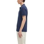 Поло с вышитым логотипом FRED PERRY, синий - фото 7