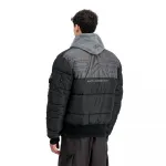 Куртка Alpha Industries MA-1 Logo padded, черный - фото 2