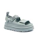 Сандалии с золотистым блеском Ugg, синий - фото