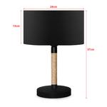 Настольная лампа lux.pro, 24x24x37 см, черный - фото 3