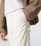 Санкуро габардиновые прямые брюки The Row, белый - фото 5