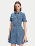 Джинсовое платье стандартный крой 241-RIXES Morgan, синий - фото