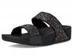 Сандалии FitFlop Lulu Multi-Tonal Glitter Slides, черный мульти - фото 7