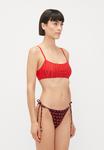 Топ бикини MOSCHINO SWIM BANDEAU, Red - фото 4