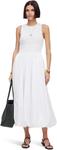 Платье Madewell Selena Bubble Dress Poplin, White - фото 5