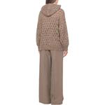 Кардиган с капюшоном и пайетками Brunello Cucinelli, коричневый - фото 3