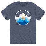 Мужская футболка Geo Mountain Circle Licensed Character - фото