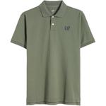 Мужская поло GAP, черный - фото 8