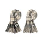 Jeep Вязаный шарф унисекс, 2 Pack (Black+Gray) - фото