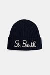 Шерстяная шапка Mc2 Saint Barth, синий - фото