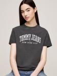 Футболка Tommy Jeans VARSITY Regular Fit, цвет grafite - фото 4