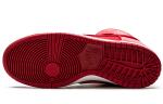Кроссовки sb dunk высокие prm Nike, красный - фото 4