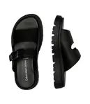 Кожаные тапочки Calvin Klein Jeans, черный - фото 4