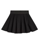 Расклешенная хлопковая юбка со складками Dolce&Gabbana Kids, черный - фото 4