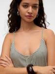 Платье Vero Moda VMBUMPY SHORT SINGLET NOOS, Laurel Wreath Stripes:Snow White/Multi-Coloured - фото 6
