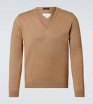 Свитер из чистой шерсти Prada, Cammello - фото