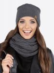 Шапка Vivisence 7017 Set, темно-серый - фото 5