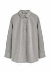 Блуза Polo Club Button-down blouse, Gray/Grey - фото 6
