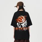 Футболка унисекс Cotton, черный/белый - фото 6