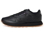 Кроссовки Reebok Kids Classic Leather, Black/Black/Gum - фото 4