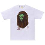 Футболка BAPE Horror Mad Face Tee, White - фото