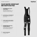 Тайтсы GripGrab Pacr Water-Resistant No Pad bib, черный - фото 6