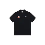 Рубашка поло унисекс черная Nike, черный - фото