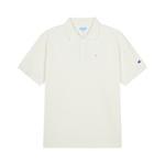 Футболка поло унисекс Champion, черная - фото