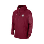 Мужская куртка с капюшоном Crimson Alabama Crimson Tide 2023 Sideline Player с молнией в четверть Nike, красный - фото 3