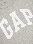 Футболка стандартного кроя Gap, серый - фото 3