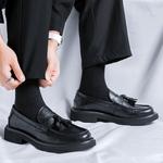 Лоферы мужские Weishibangwei, черный - фото 3