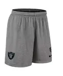 Мужские черные шорты Las Vegas Raiders Sideline Reversible Performance Nike - фото 4