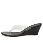 Сандалии на танкетке Coperni, Clear - фото