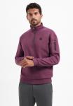 Толстовка NO EXCESS HALF ZIP BRUSHED, Dark Wine/Dark Red - фото