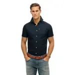 Рубашка с коротким рукавом Superdry Oxford, черный - фото