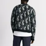 DIOR Трикотажный свитер мужской синий - фото 7