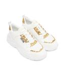 Кожаные кроссовки Versace Jeans Couture, белый - фото 3