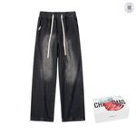 Джинсы унисекс 30Braid, Черный/Серый - фото 10